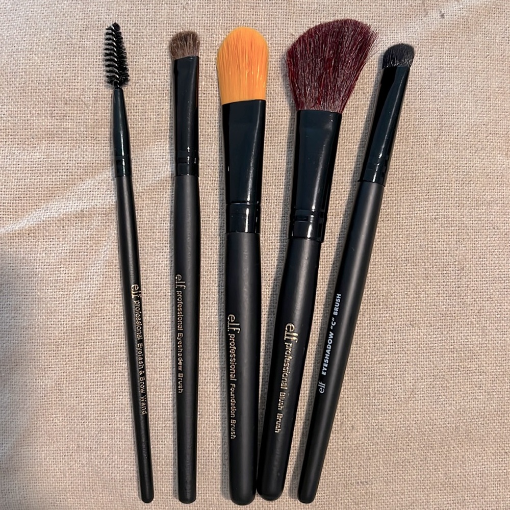 Set of 5 e.l.f. Brushes